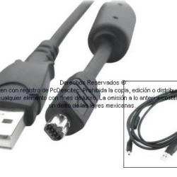 Cable cámara Nikon USB A UC-E1 a mini B 8 pines
