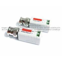 Extensor Balun de Video  BNC macho Pasivo 1 Canal 600 m UTP para CCTV