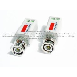 Extensor Balun de Video  BNC macho Pasivo 1 Canal 600 m UTP para CCTV