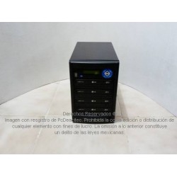Duplicadora Helios 4 DVD, puerto USB 2.0 frontal
