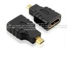 Adaptador HDMI hembra  a Micro HDMI macho