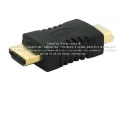 Adaptador HDMI macho a HDMI macho
