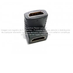Adaptador HDMI hembra a hembra 90° en forma de L 