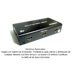 HDMI Splitter 1X4 multiplicador de video con soporte para funciones 3D 