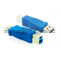 Adaptador USB 3.0 tipo A a tipo B macho