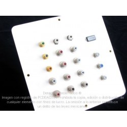 Tablero a Pared Multipuertos Video y Audio 19 Puertos