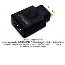 Adaptador HDMI hembra  a mini HDMI macho