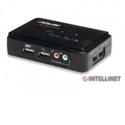 Switch KVM de 2 puertos, USB, con soporte de audio