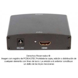 Convertidor HDMI a VGA + Audio R y L