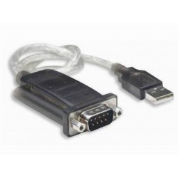 Cable convertidor USB 2.0 a serial DB9 macho