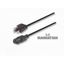 Cable eléctrico de energía para PC o monitor 1.8 m