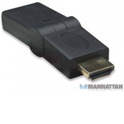 Adaptador HDMI macho a hembra ajustable 180°