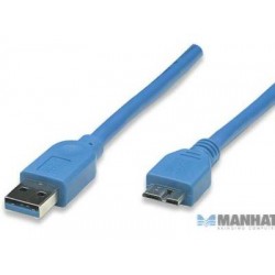 Cable USB 3.0 tipo A macho a micro B macho 2 m