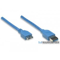 Cable USB 3.0 tipo A macho a micro B macho 2 m