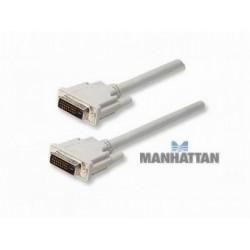 Cable DVI-D macho a DVI-D macho dual digital (24+1 pin) de 3 m