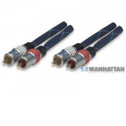 Cable Audio doble RCA macho a doble RCA macho de 1.5 m