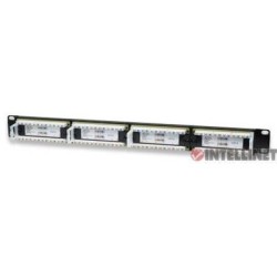 Panel de Parcheo Cat6, 24 puertos, UTP, 1 U