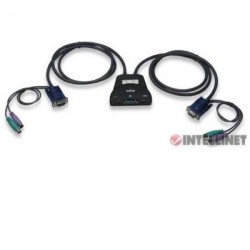 Mini Switch KVM de 2 puertos, PS/2