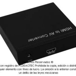 Convertidor HDMI a RCA Video + Audio RL