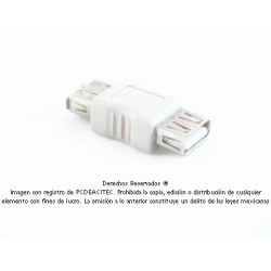 Adaptador USB 2.0 A hembra a USB 2.0 A hembra