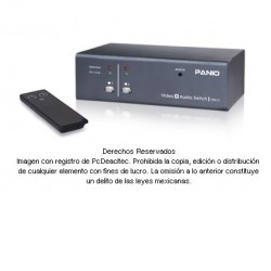 Switch de video VGA 2x1 + Audio con control remoto