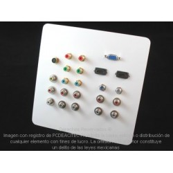 Tablero a Pared Multipuertos Video y Audio 23 Puertos