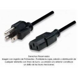 Cable eléctrico de energía para PC o monitor 3 m