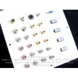 Tablero a Pared Multipuertos Video y Audio 29 puertos