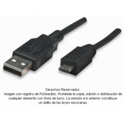 Cable USB A 2.0 a micro USB B 1.8 m