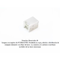 Conector USB hembra tipo B para armar, soldable