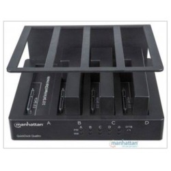QuickDock Quattro UBS 3.0 con 4 bahías SATA de 3.5" y 2.5"