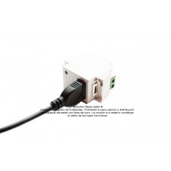 Socket puerto de carga USB 5V 1A para caja retráctil 202010/202030/202060