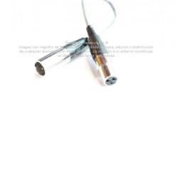 Cable Extensión Mini XLR macho a hembra de 2 m