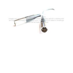 Cable Mini XLR balanceado macho a macho de 2 m