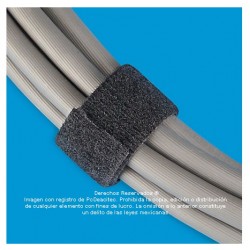 Velcro doble cara de 3/4 in ROLLO NEGRO de 22.86 m  