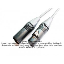 Cable para Micrófono CANARE Balanceado XLR Neutrik M-H 2 m