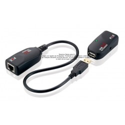 Cable extensión, extensor USB 2.0 A vía UTP hasta 50 m