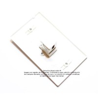 Placa Tapa HDMI 4k en L a 90° en ABS