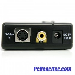 Convertidor de Audio y Video RCA Compuesto, S-Video a HDMI HD 1080p