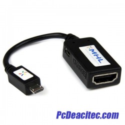 Pigtail Convertidor MHL Micro USB a HDMI