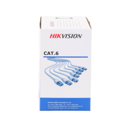 Bobina de Cable de 305 m (1000 ft) Cat 6 / 100% Cobre / Color Azul / Uso en Interior / PVC