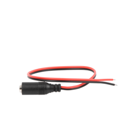 Cable con conector hembra, alimentación para Vcc con puntas libres.