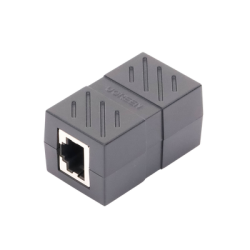 Acoplador (Extensor de Cable Ethernet RJ45 a RJ45) | 1000Mbps | Compatibilidad con Cat7 Cat6A Cat6 Cat5e | Compatible con POE | Ignífugo | ABS