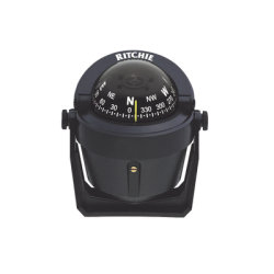 Brújula serie Explorer en color negro, con iluminación nocturna color verde.