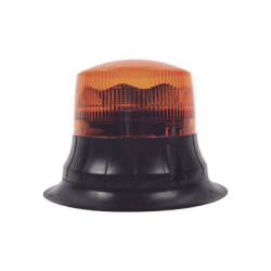 Burbuja LED giratoria de color ámbar, 9 LEDs, montaje magnético