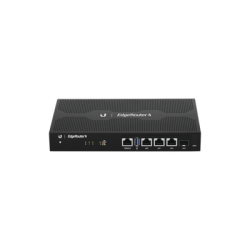 EdgeRouter 4, con 3 puertos 10/100/1000 Mbps + 1 puerto SFP, con funciones avanzadas de ruteo