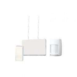 Kit de Receptor y Sensores inalámbricos magnético y de Movimiento / Batería de Larga Duración 3-5 años