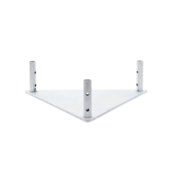 Base Triangular para Tramo STZ45 Galvanizado Electrolítico.