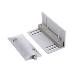 Contacto magnético para piso uso rudo con 55cm de cable blindado / GAP 75mm / Placa de montaje de 