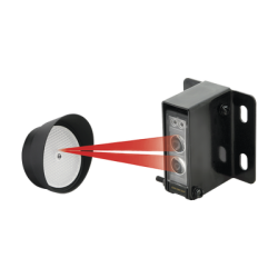Sensor de Haz Fotoeléctrico Reflectante – Cumple con ETL UL325,  con alcance dehasta 14 metros.